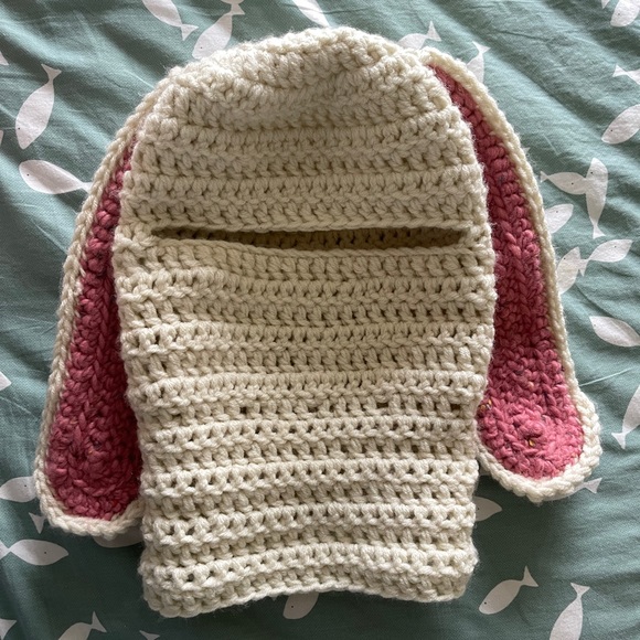 white bunny balaclava - Picture 2 of 2